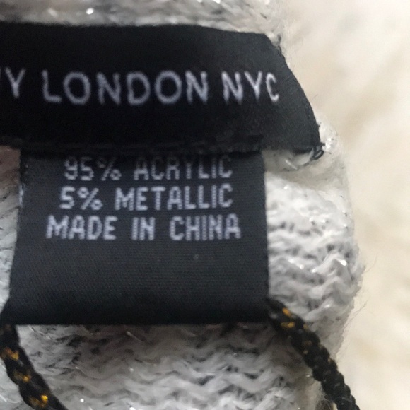 Nwt Ivy London NYC Shimmer Leopard Scarf - Picture 4 of 5